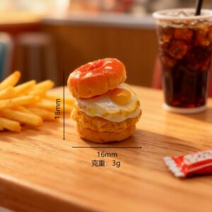 Sesame chicken burger-dark yellow / The details page has real photos, dear!