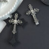 Wholesale Y2K Hairpin Skull Alloy Cross Hairpin Sweet Cool Side Clip Lolita Accessories