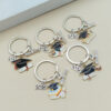 Wholesale New Fashion 2026 Doctorate Hat Graduation Certificate Bachelor's Hat Book Hat Scroll Keychain Key Ring Pendant