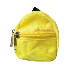Yellow 8x7cm small school bag