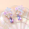 Wholesale Colorful Flower Bohemian Style Earrings