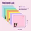 Wholesale Colorful cat-shaped tear-off high-adhesion sticky notes