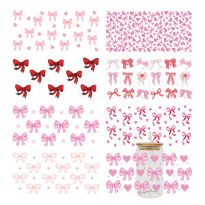 Wholesale UV Transfer Paste Glass Crystal Label Crystal Paste Cross-border Special Paste for 16oz Glass Cup 23cmX11cm