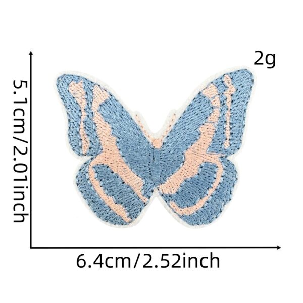 Wholesale Cartoon flower butterfly heart embroidery DIY patches