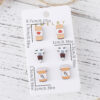 Wholesale cute nurse bandage syringe ambulance hospital first aid kit medical record earring