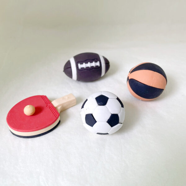 Wholesale Football basketball table tennis mini sports equipment model Doll Accessories