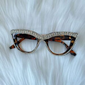 Leopard print frame transparent film