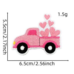 Pink couple cloth stickers 13#