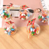 Wholesale Cartoon cute rubber ball Christmas tree Crystal eraser