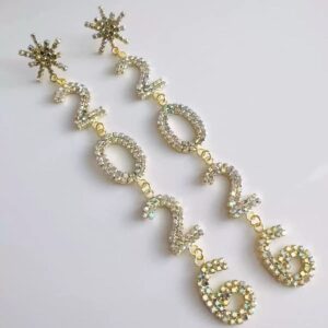 Snowflake 2026ab diamond gold / Gold plated