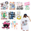 Wholesale Customized Heat Transfer Stickers, Art Graffiti, DIY Personalized Clothing Printing Accessories, Heat Transfer Cross-Border Spot