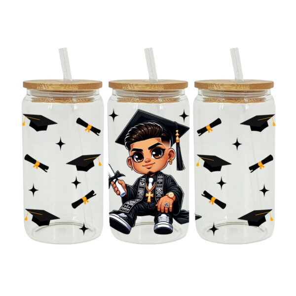 Wholesale UV Transfer Paste Glass Crystal Label Crystal Paste Cross-border Special Paste for 16oz Glass Cup 23cmX11cm