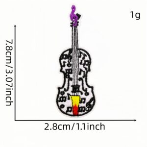 Musical note cloth sticker 18 #