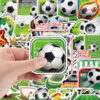 Wholesale 50 football graffiti stickers sports ball waterproof decorative stickers