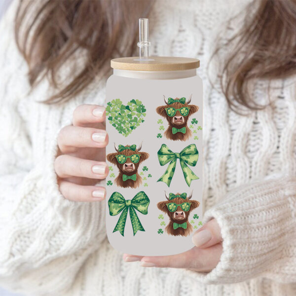 Wholesale UV Transfer Paste Glass Crystal Label Crystal Paste Cross-border Special Paste for 16oz Glass Cup 23cmX11cm