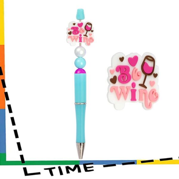 Wholesale Random 100pcs Valentine's Day Heart Flower Series Focal Beads