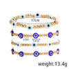 Wholesale Devil's Eye gold beads beaded bracelet