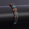 Wholesale Colorful Full Diamond Shining Square Bracelet