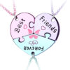 O1CN01qO5Dza1Ros5PT4dhj_2204819392159-0-cib Wholesale children's necklace good friend love stitching alloy pendant