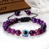 Wholesale Jewelry Bohemian Bracelet Devil's Eye Beaded Braided Hand Rope Yoga Beads Hand Jewelry