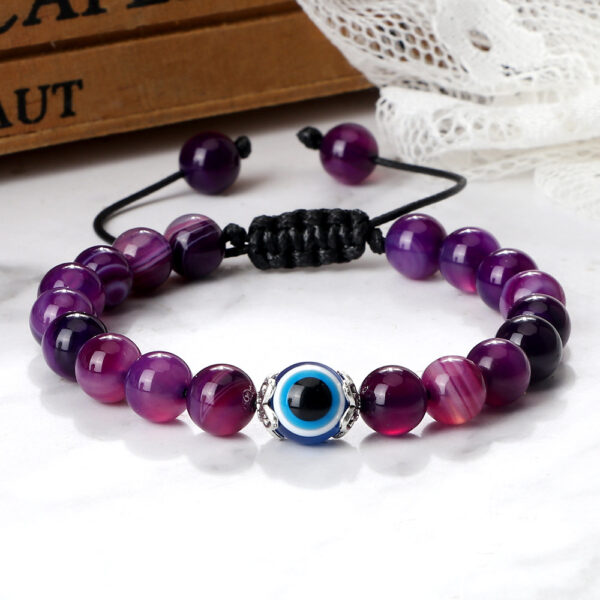 Wholesale Jewelry Bohemian Bracelet Devil's Eye Beaded Braided Hand Rope Yoga Beads Hand Jewelry
