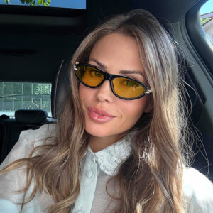 Wholesale Cat-Eye Sunglasses High-End Ins Rope Knot Oval Sunglasses