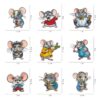 Wholesale Kidsren's Cartoon Animation Animal Cloth DIY Patches
