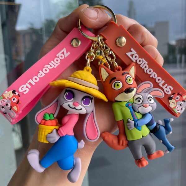 Wholesale Cute cartoon animal keychain