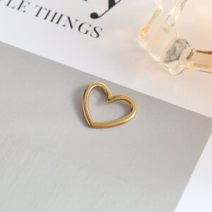 Hollow heart-gold / 18K