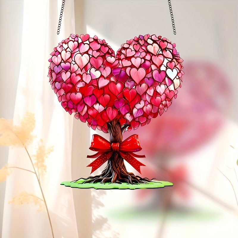 Wholesale Valentine's Day Heart-shaped Acrylic Home Decor Heart Tree