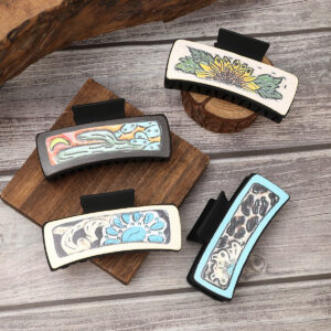 O1CN01qWhDT71cwcX3kyfQT_2217726053665-0-cib Wholesale Cactus Leather Hairpin Sunflower Grab Clip Shark Clip hair clips