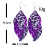 O1CN01qZQgXx2HKxwIm48Vm_3294559133-0-cib Wholesale S-Shaped Leather Earrings Leopard Print Earrings Sequin Ear Pendants
