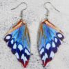 Wholesale Butterfly Wing Earrings, Eco-Friendly Leather Earrings