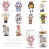 Wholesale Labubu Cartoon Uv Dtf Transfer Crystal Transparent Sticker 10cm Waterproof and Scratch-Resistant Decorative Water Cup Wholesale Cross-Border