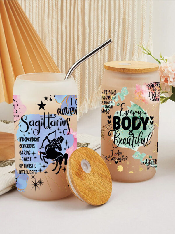 Wholesale New Cartoon printing UV Cup sticker crystal logo pattern 23 cmX11cm in stock