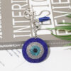 Wholesale Diamond Devil Evil Eye Keychain Bag Tassel Pendant Key