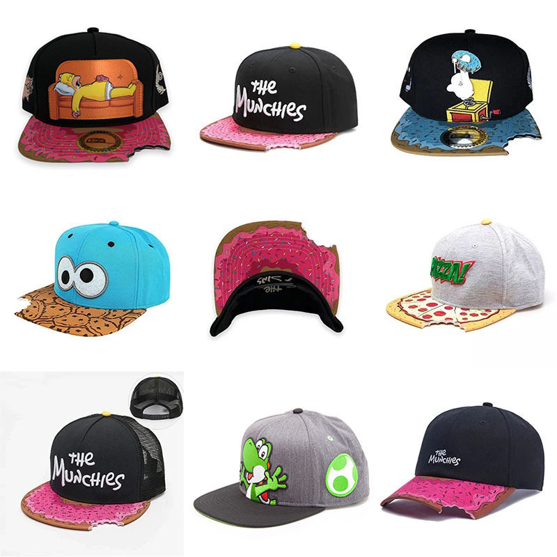 Wholesale Cartoon cornered bite casual srts baseball cap