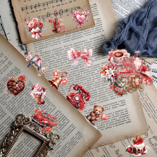 Wholesale 50pcs Valentine's Day Romantic Love Cartoon Confession