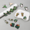 O1CN01qnrEEL2KAqGqYQegY_2209316649517-0-cib Wholesale St. Patrick's Day animal lucky grass rainbow wooden earrings
