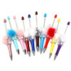 O1CN01qoJ72v1taUvkYIpNT_2212446295918-0-cib Wholesale Fur Ball Colorful Bubble DIY Beaded Pen DIY Beadable