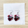 Wholesale Love Rose Acrylic Valentine's Day Earrings