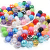 O1CN01qqmMX62HlXFQMJUeq_2206784719191-0-cib Wholesale Candy resin stripe beads 20mm color resin round beads