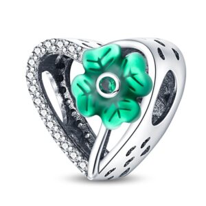 Pac383-clover series heart-shaped beads