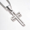 O1CN01qtLIHc1xvnpDdMnk4_2208907706506-0-cib Wholesale Creative hollow cross pearl chain necklace