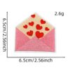 Wholesale Pink Love Envelope Valentine's Day Cartoon DIY Patches