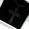 Wholesale Large Gothic Dark Black Cross Necklace