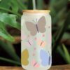 O1CN01qvXUZl2HYi8Sep3EW_1575589163-0-cib Wholesale Cartoon Cute Yellow Bee Butterfly Flower Theme 16oz Cup UV DTF Wraps