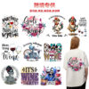 Wholesale Cross-Border Exclusive Supply of Wine-Themed Heat Transfer Stickers for T-Shirts, Custom White Ink Heat Transfer Stickers