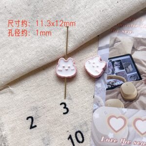 6#White blush bunny (one)