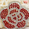 Wholesale Hot diamond bear perfume bottle rhinestone DIY Patches